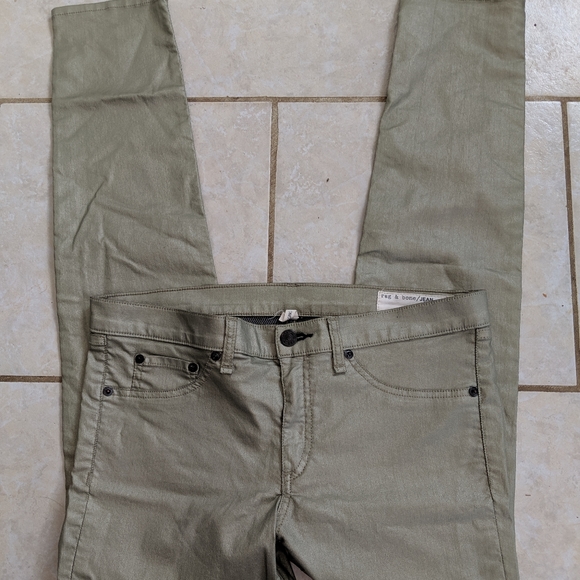 RAG N BONE- metallic legging jeans - Picture 4 of 8